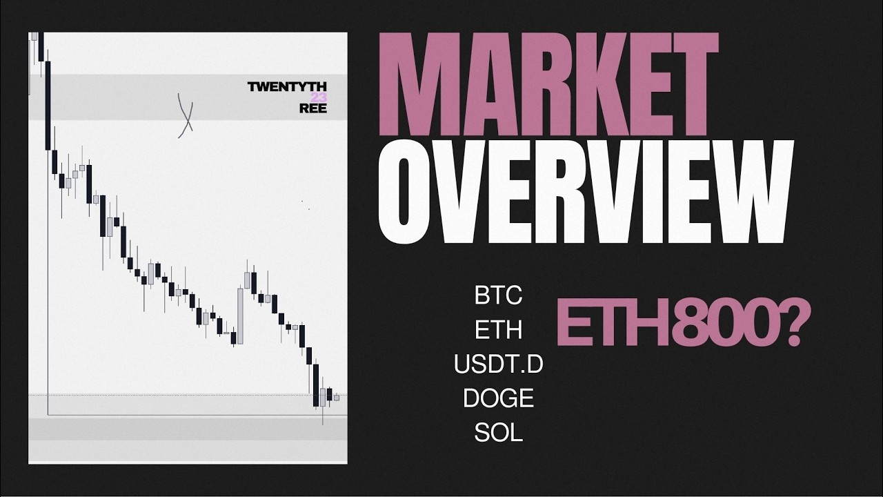 ETH 800? MARKET OVERVIEW BTC/ETH ( обзор рынка )