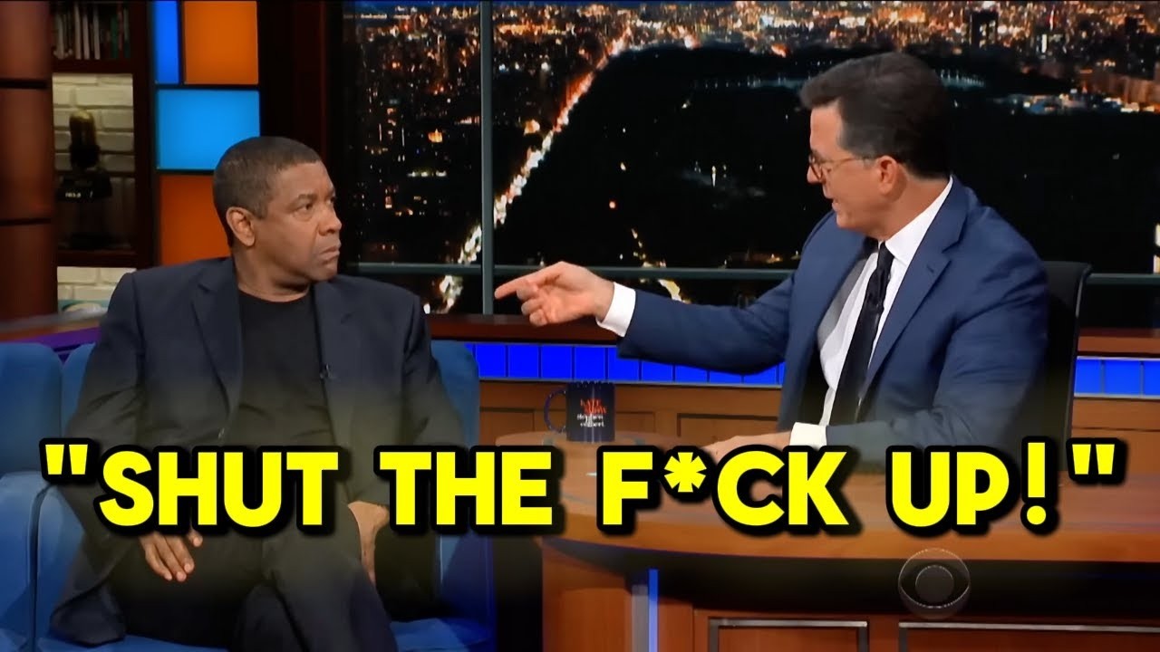 Denzel Washington SHUTS DOWN Colbert After Brutal Live Clash