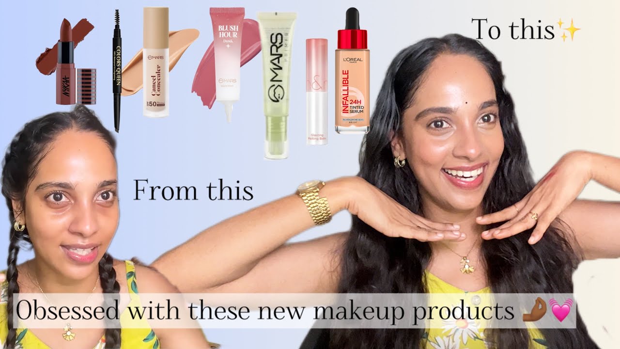Let’s try some new viral makeup products| പൈസ പോയോ !🤔 #nykaahaul 