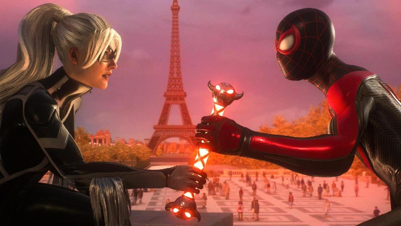 “Spider-Man and Black Cat’s Mysterious Mission in Paris!”