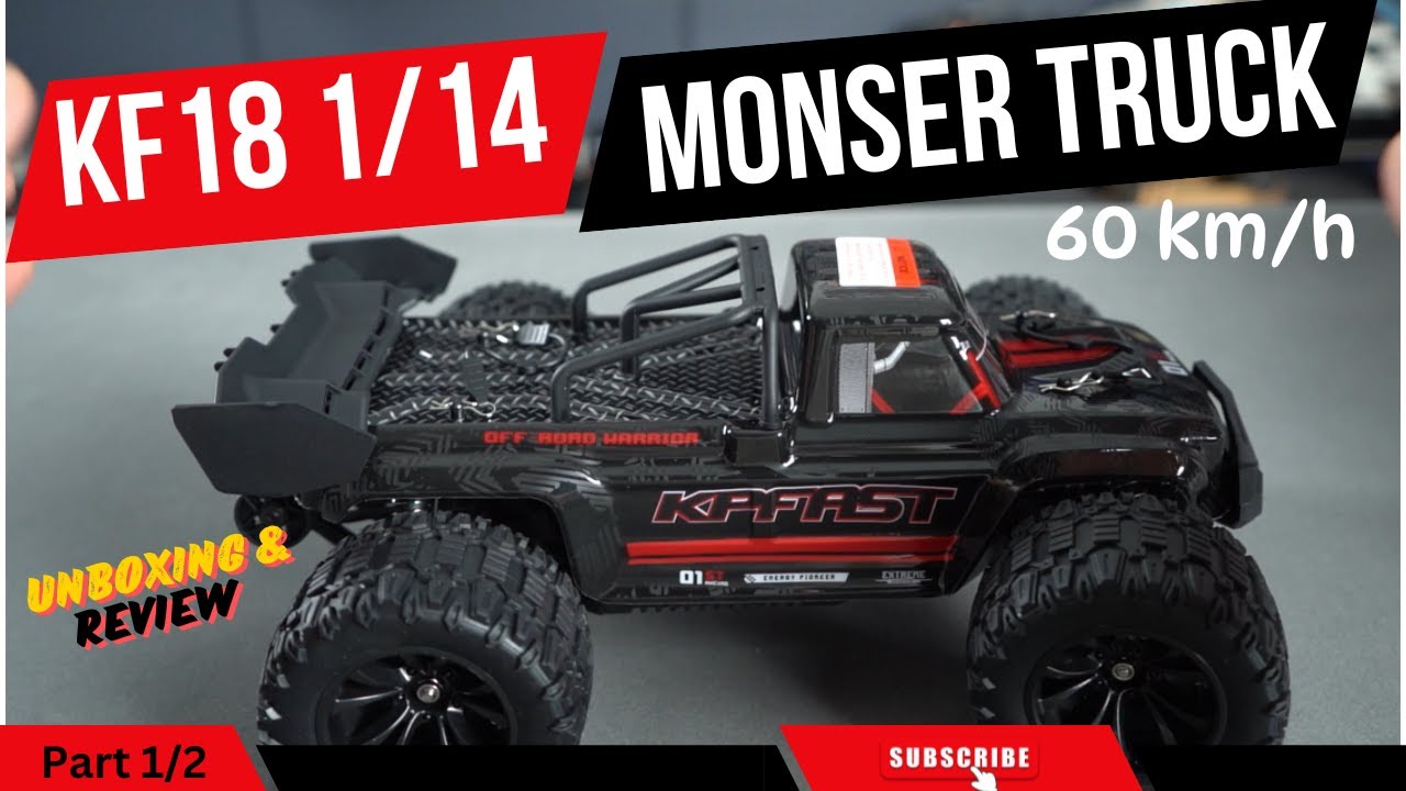 The King of all RC Cars | KF18 1/14 Scale RC Monster truck | 60 KM/h | Unboxing and Review
