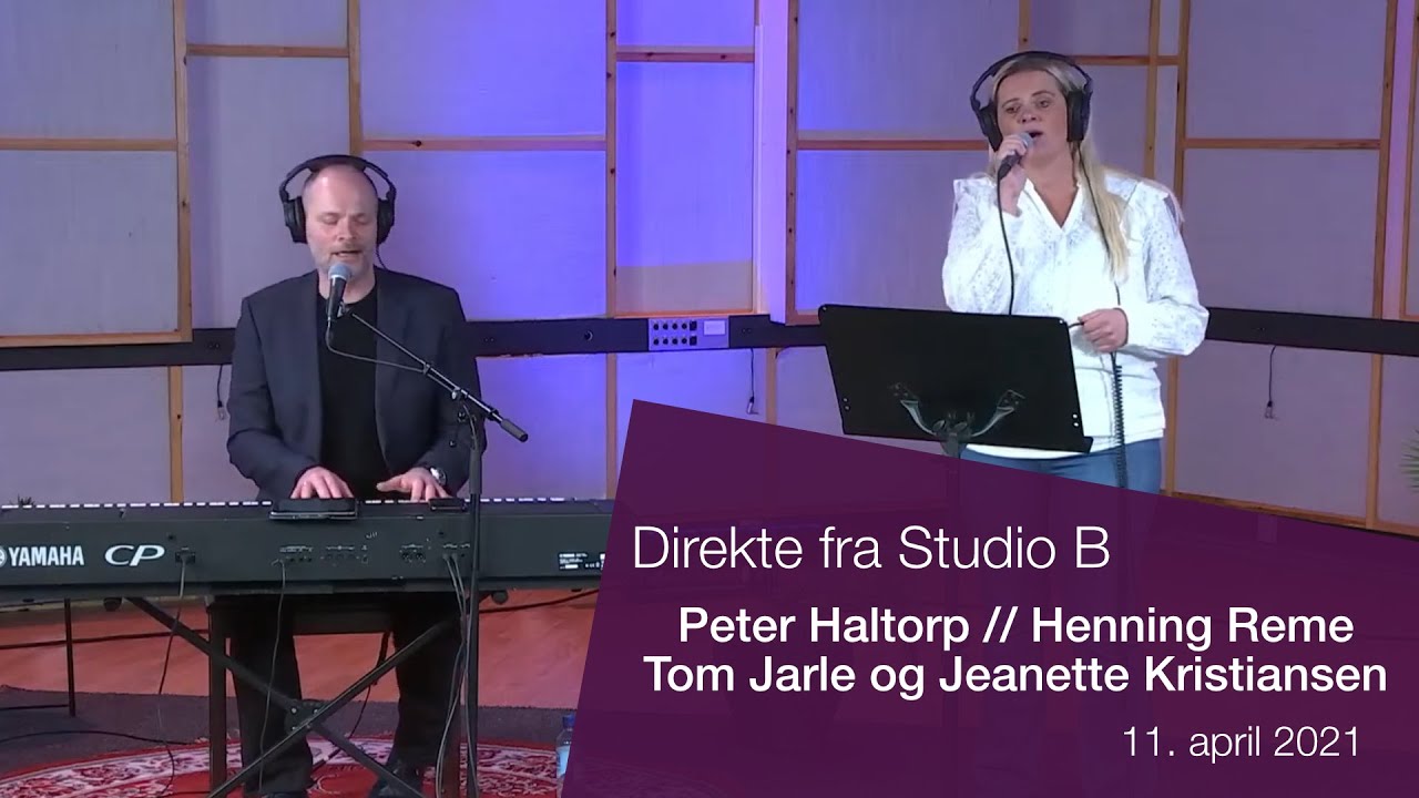 Direktesending: Søndagsmøte fra Studio B, 11. april 2021