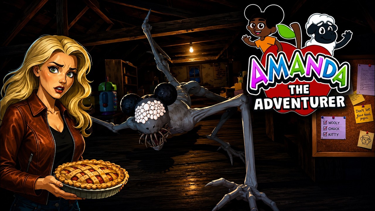 Amanda The Adventurer | Cute On The Outside BUT Horror - FULL GAME, ALL ENDING, ALL SECRET TAPES