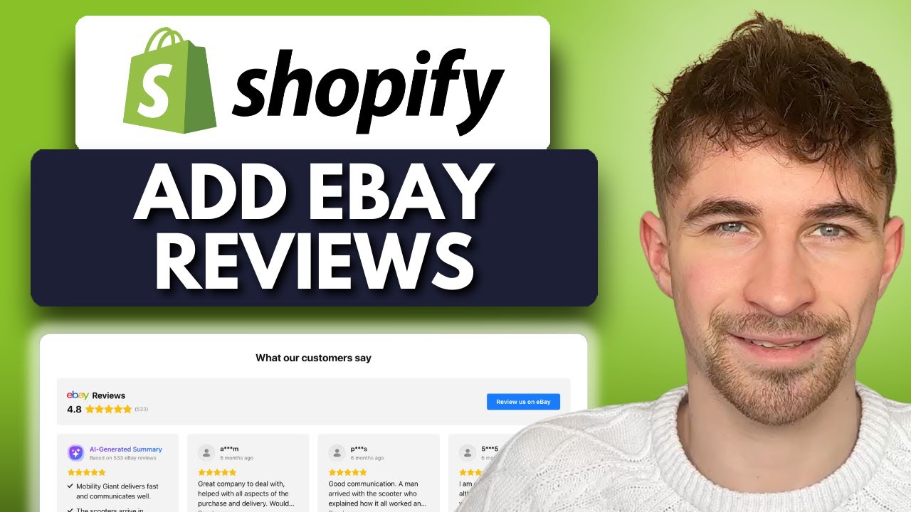 Как импортировать отзывы с Ebay в Shopify (2025)