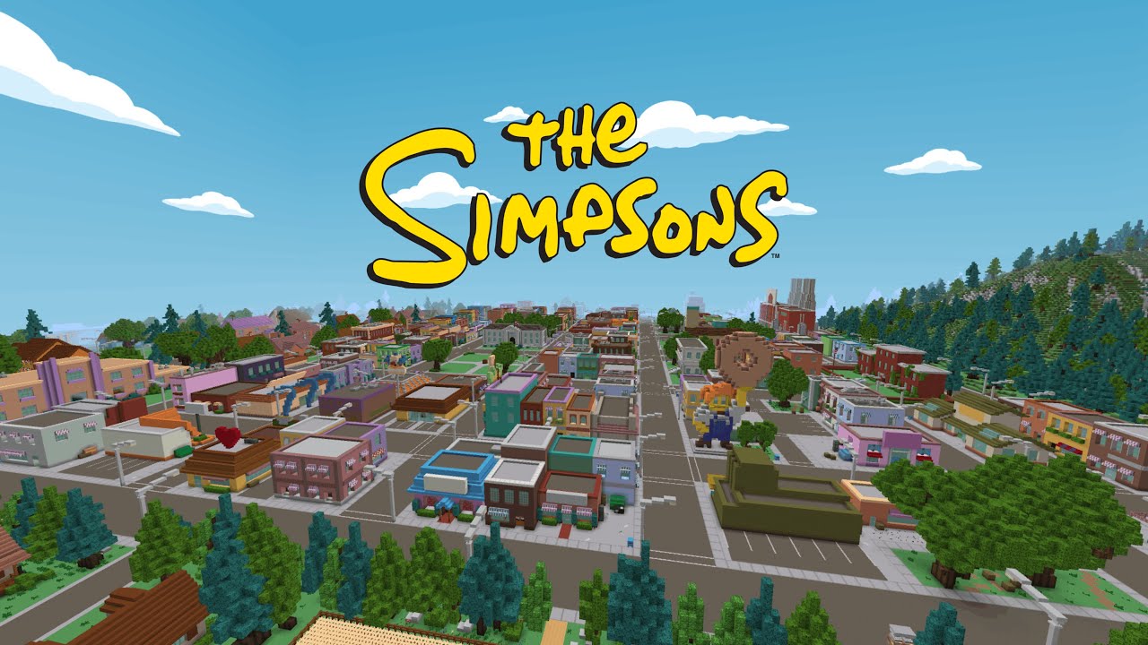 Minecraft The Simpsons - Announcement Trailer