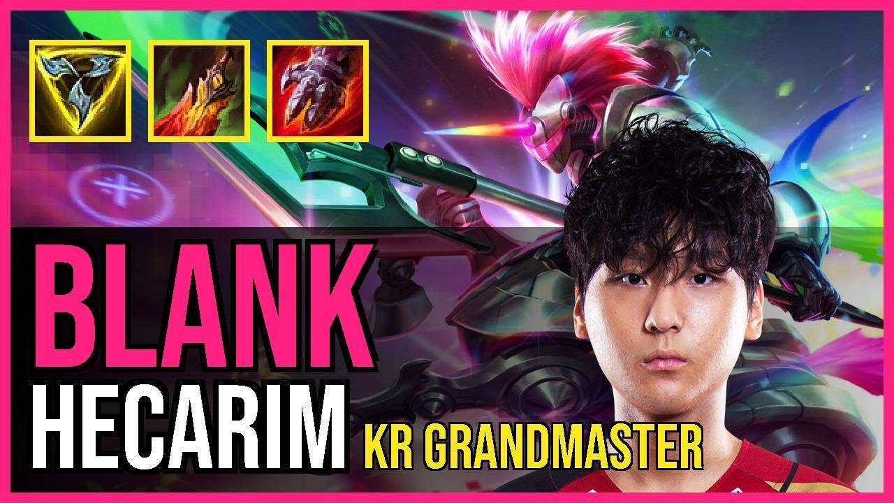 Blank - HECARIM vs. LEE SIN Jungle | KR Grandmaster