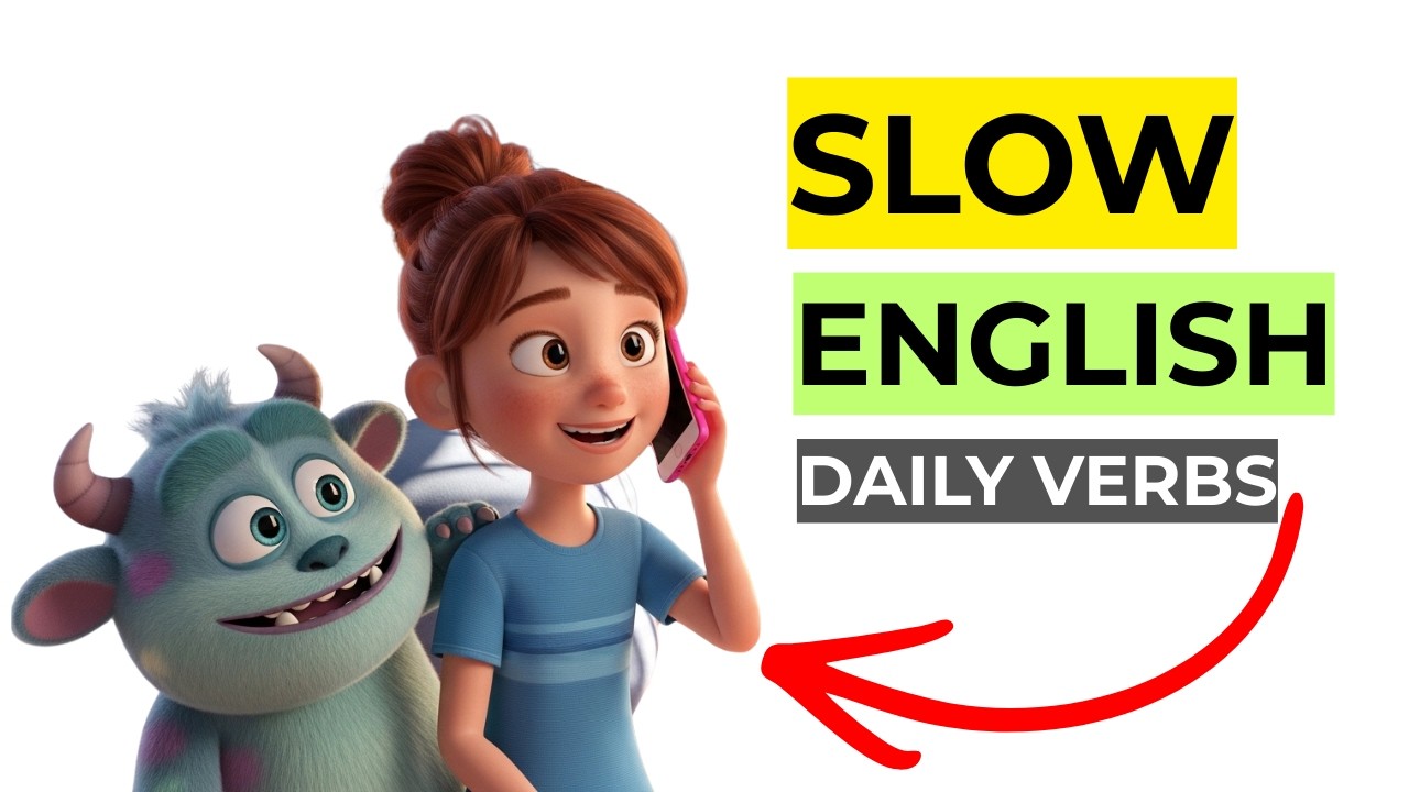 Learn 34 Daily Action Verbs Listen and Repeat Beginner Practice