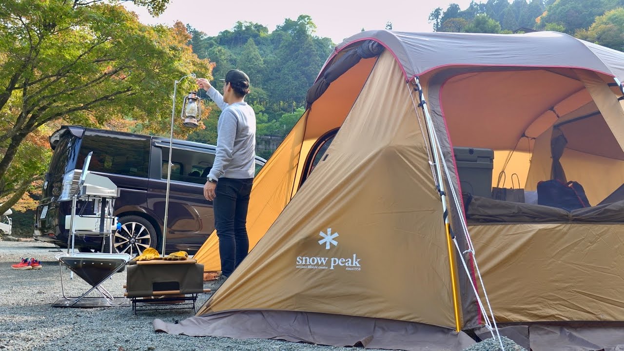 日常に疲れ果てた男のささやかな家族キャンプ【道志渓谷キャンプ場】#snowpeak