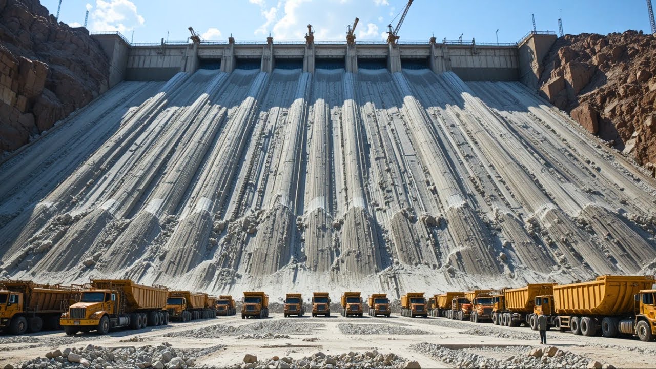 How America Rebuilt a Dam Spillway While Water Was Still Pouring Through It!
