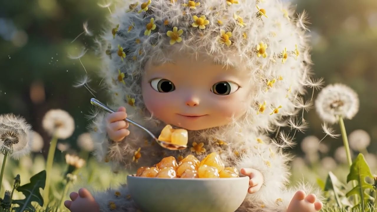 Baby Dandelion’s Gentle Moment | Soft & Dreamy Animation.