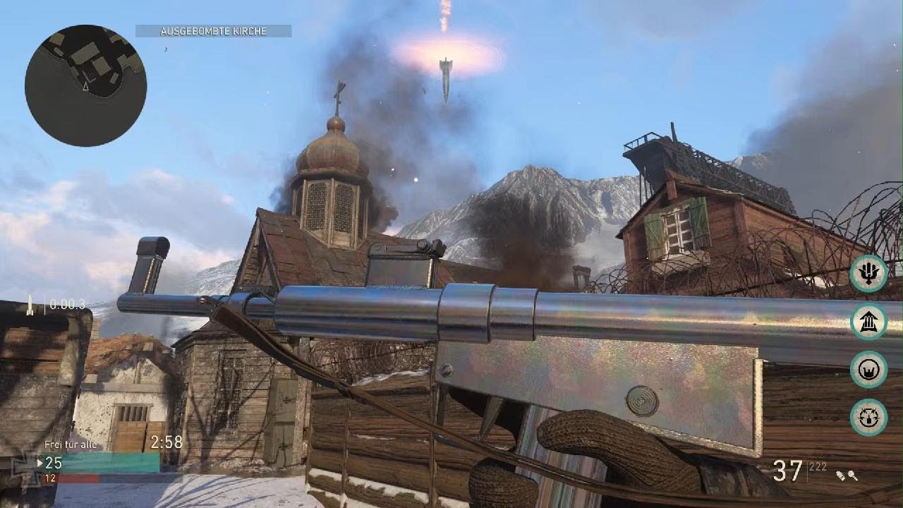 Call of Duty WW2 Nuked Out Gustav Cannon