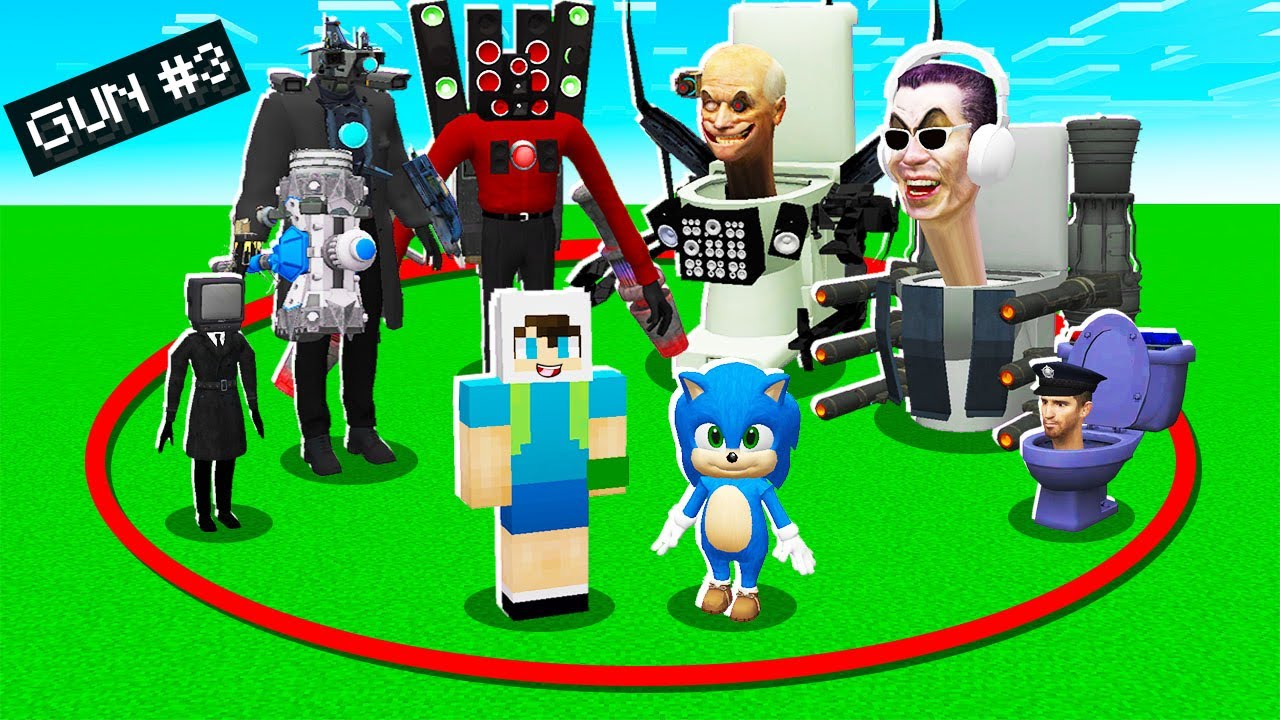 TITAN SKİBİDİ TUVALET DAİRESİNDEN SON ÇIKAN KAZANIR - 😨 Minecraft