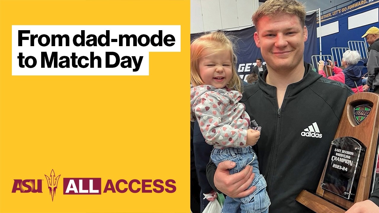 ASU All Access: За кулисами жизни Дэвида Шубы как отца и тяжеловеса команды Sun Devil Wrestling.