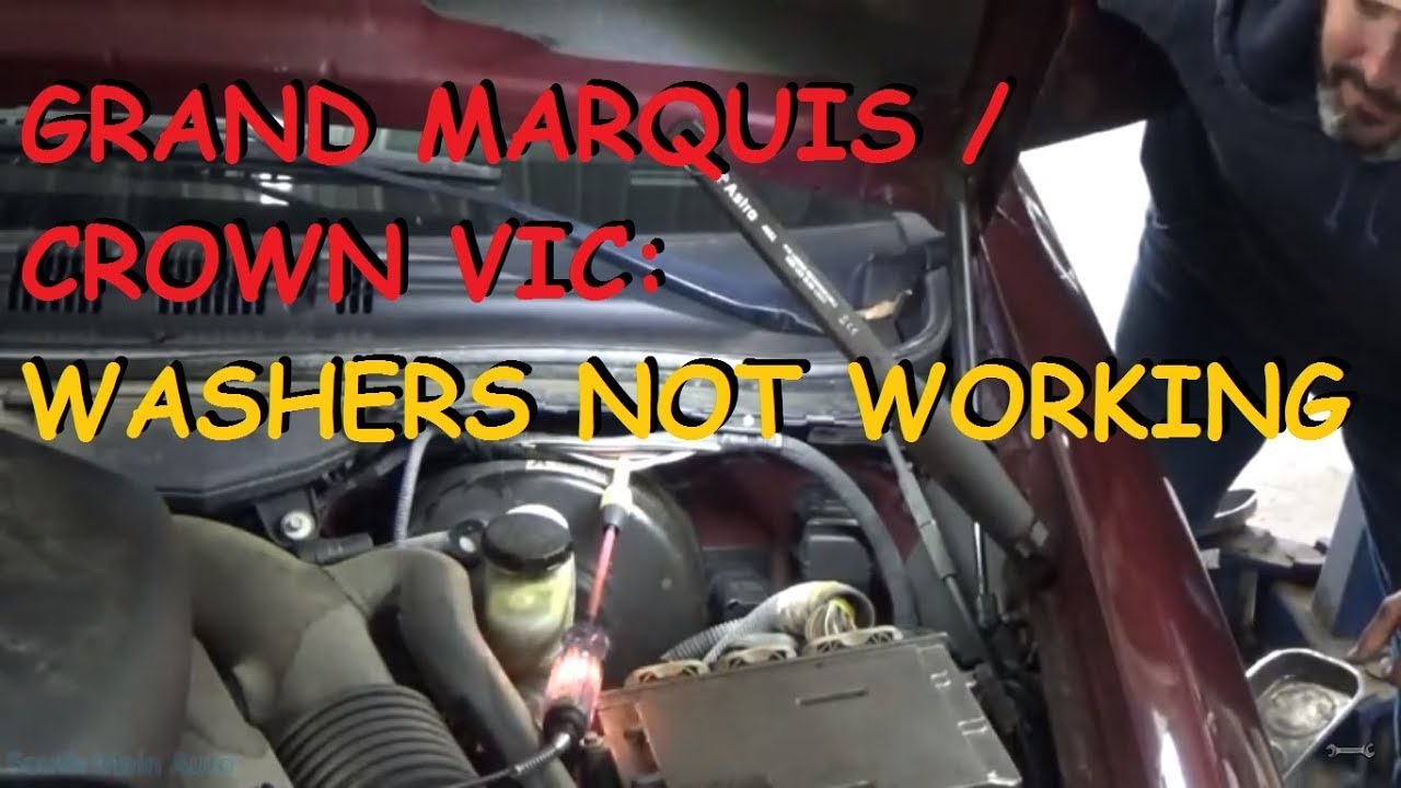 Grand Marquis / Crown Victoria - Window Washer Pump Does Not Work