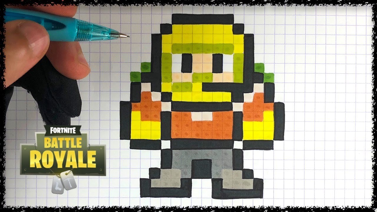 PIXEL ART RAPACE - FORTNITE