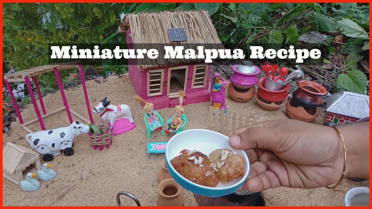 Miniature Malpua Recipe ।। A Miniature World ।। Cooking # 46