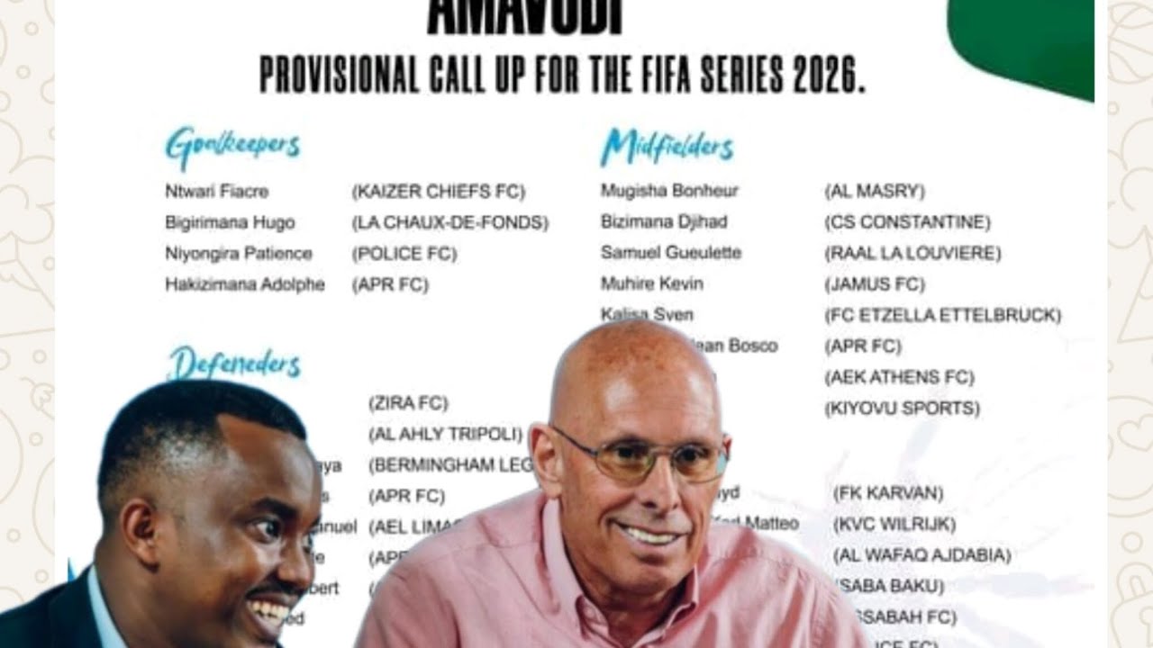 Dore abakinnyi 31  bahamagawe na Stephen constantine ll Ese ibyo yiyemeje azabigiraho ?