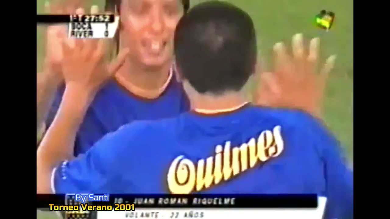 Juan Roman Riquelme - Goles y asistencias (2000-2001)