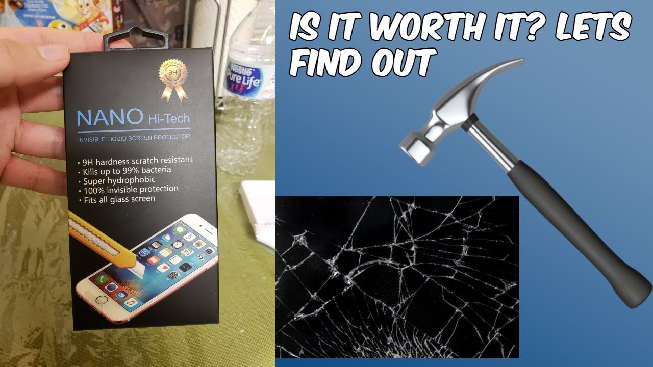 Nano Liquid Glass Screen Protector Drop test (Is it worth it?) HD
