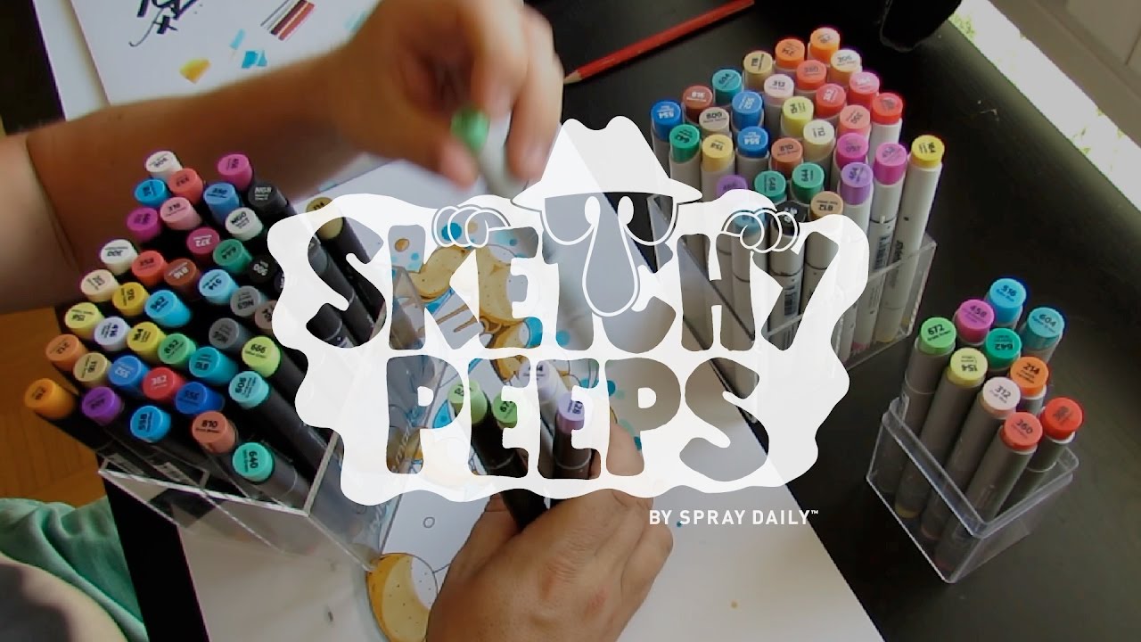 SKETCHY PEEPS 004 - Zeta