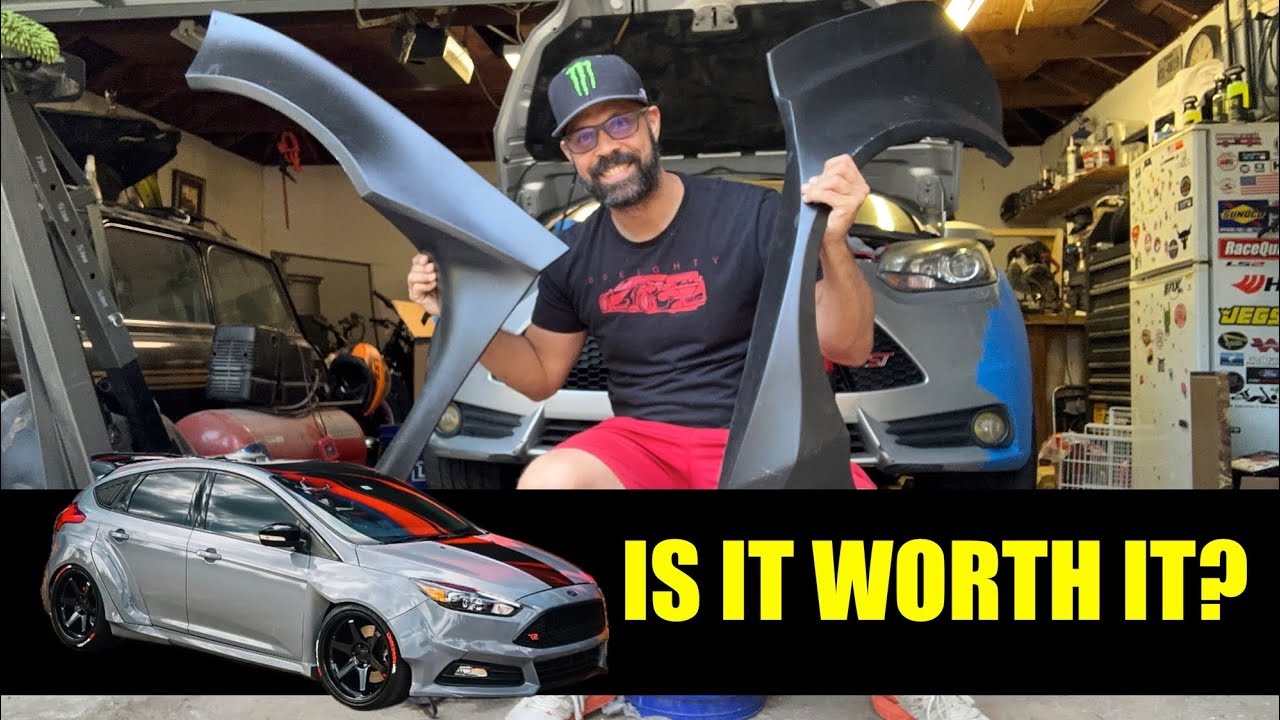 Установка комплекта Wide Body Kit на Ford Focus ST
