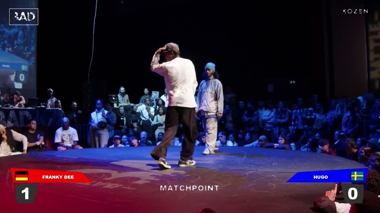 FRANKY DEE vs HUGO - Battle BAD 2024 - HIP-HOP TOP 16