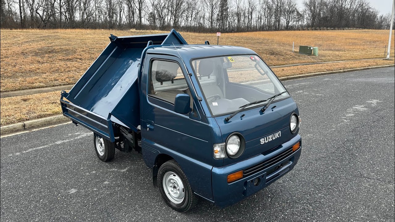1992 SUZUKI CARRY V-DD51B&mdash;&mdash; 36,301 Miles - 3 WAY DUMP - 4WD - KEI TRUCK - JDM &mdash; WALK AROUND