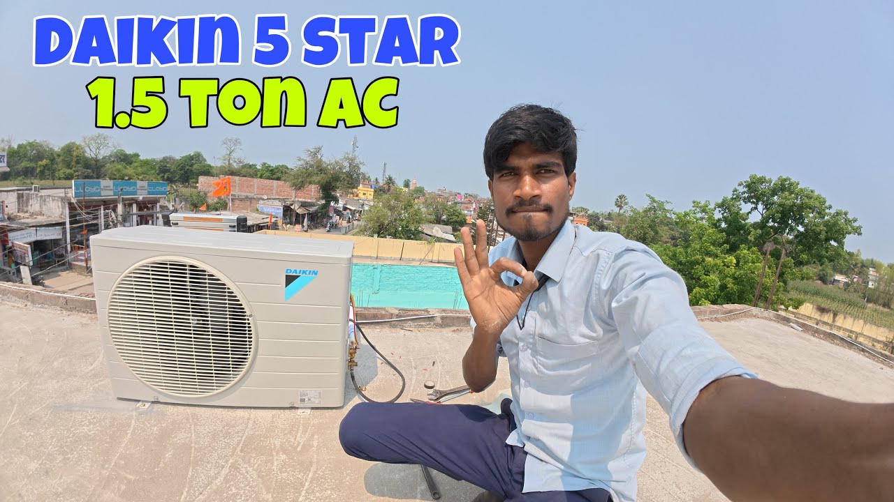 VLOG 69 || Daikin 1.5 ton 5 star AC installation in Saryug Chowk Udakishunganj || Ehsan Shaikh