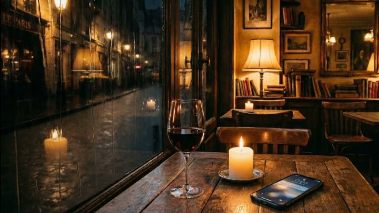 🎧🇫🇷 French Lo-Fi – Rainy Paris Night Café