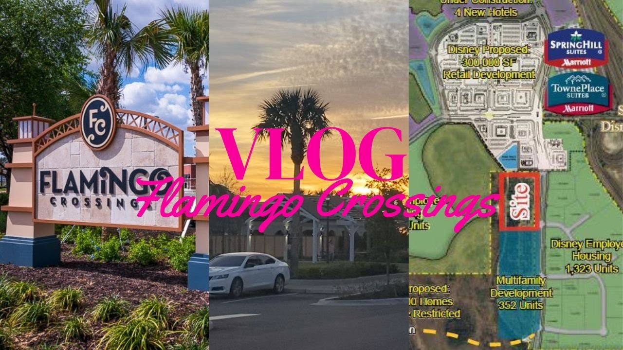 Flamingo Crossings Shopping and Dining Area Walking Tour | New Area Minutes from Disney