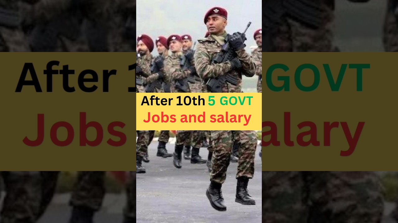 After 10th 5 government jobs and salary#education#Govt jobs
