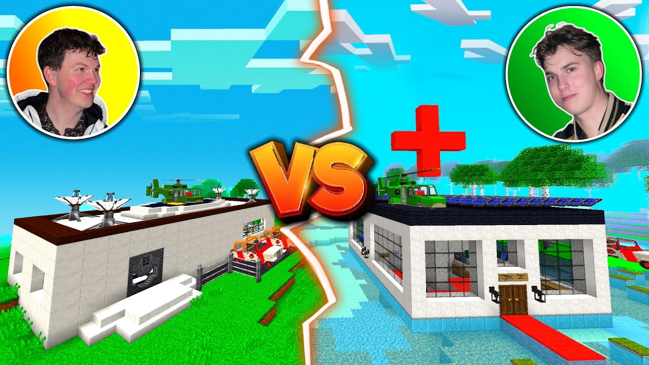 Hvem Kan Bygge Det Vildeste CORONA LABORATORIE I Minecraft!?
