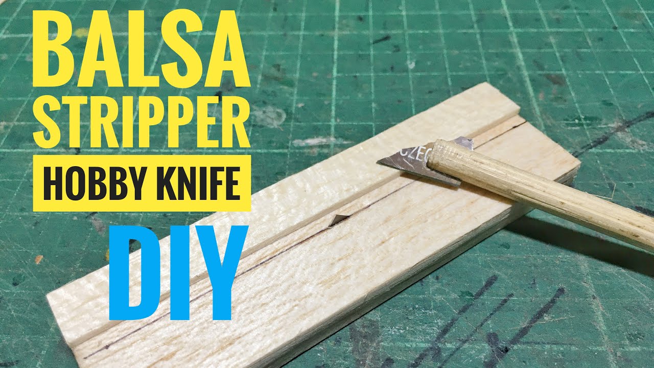 BALSA STRIPPER HOBBY KNIFE DIY | Hobi cerdas