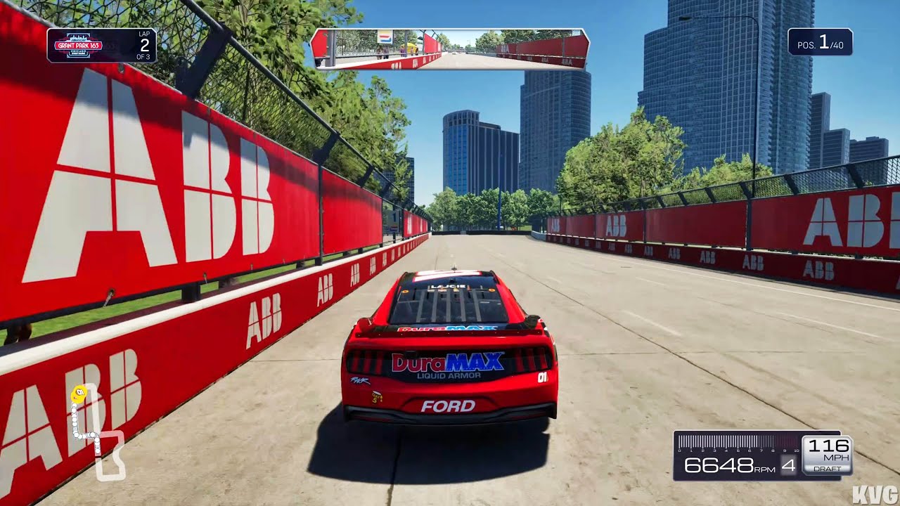 NASCAR 25 - Chicago Street Race - Gameplay (PS5 UHD) [4K60FPS]