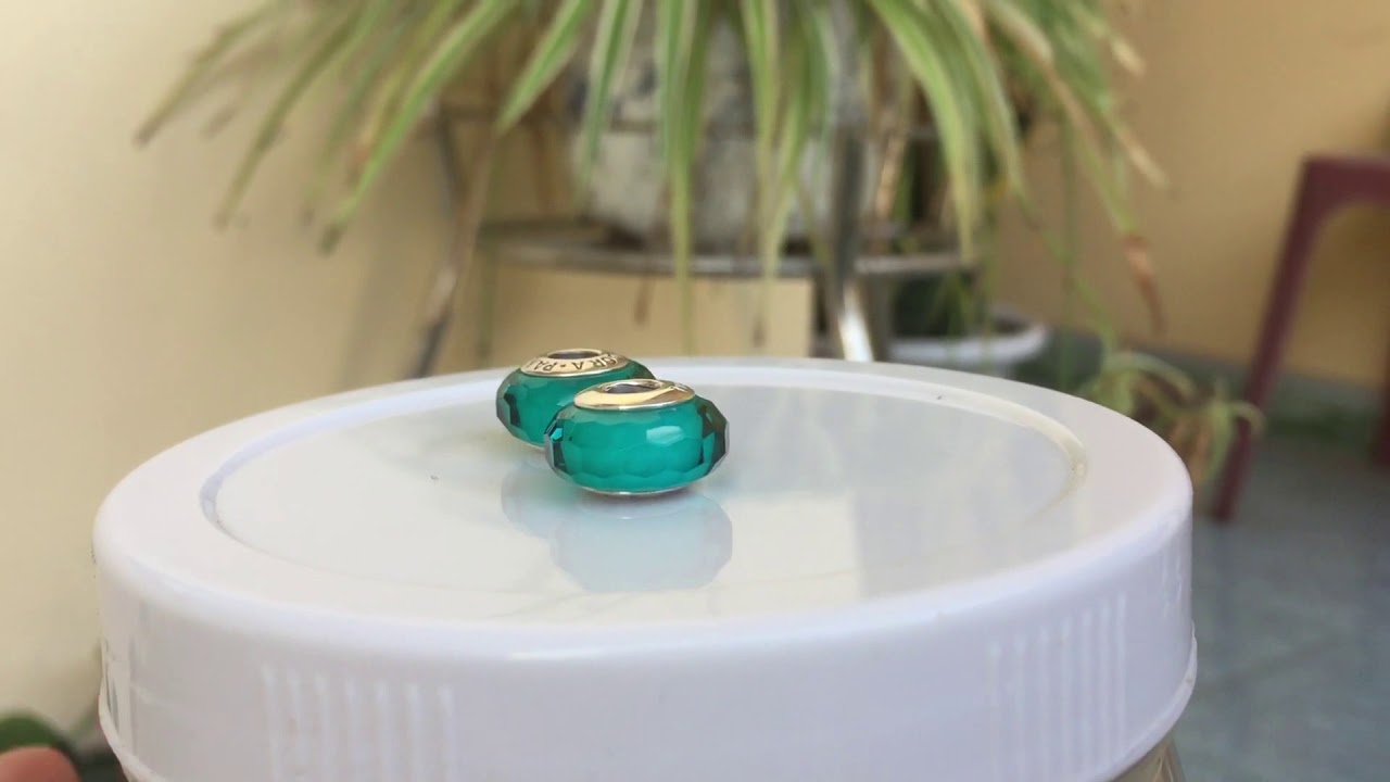 Pandora charm - Fascinating Teal Charm, Murano Glass  791606