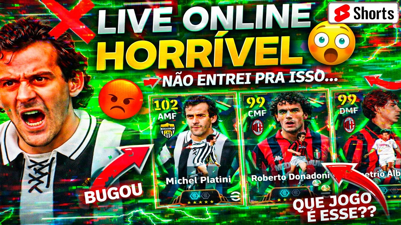 ►LIVE SHORTS 🚫 IMPOSSÍVEL JOGAR! SERVIDORES HORRÍVEIS AO VIVO!