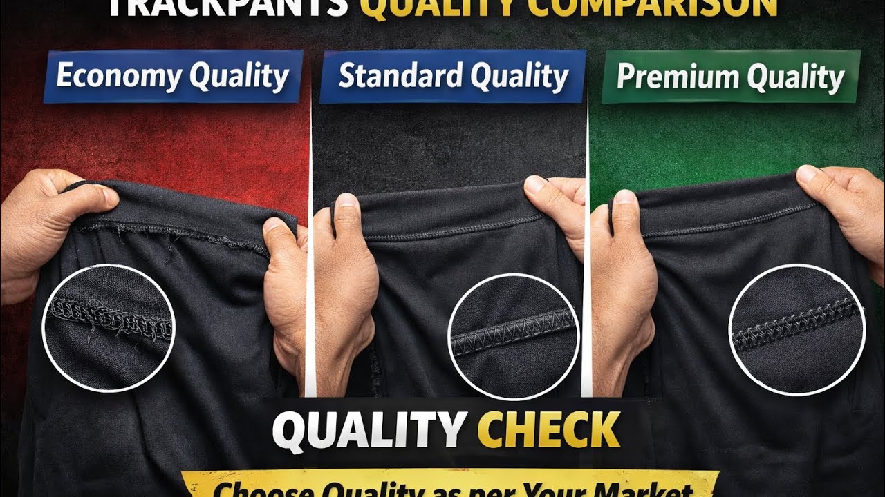 Trackpants Quality Guide for Retailers & Wholesalers #trackpant #sportswearfactory #wholesaleapparel