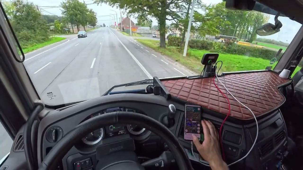 Pov Drive Daf XF 480 in Belgie. Narrow streets 😎