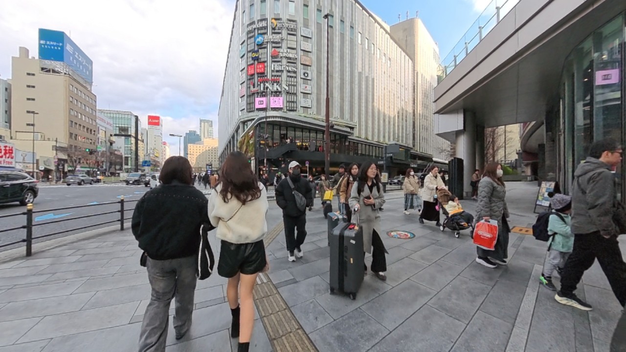 [4K  walk] 大阪　梅田　Osaka Station