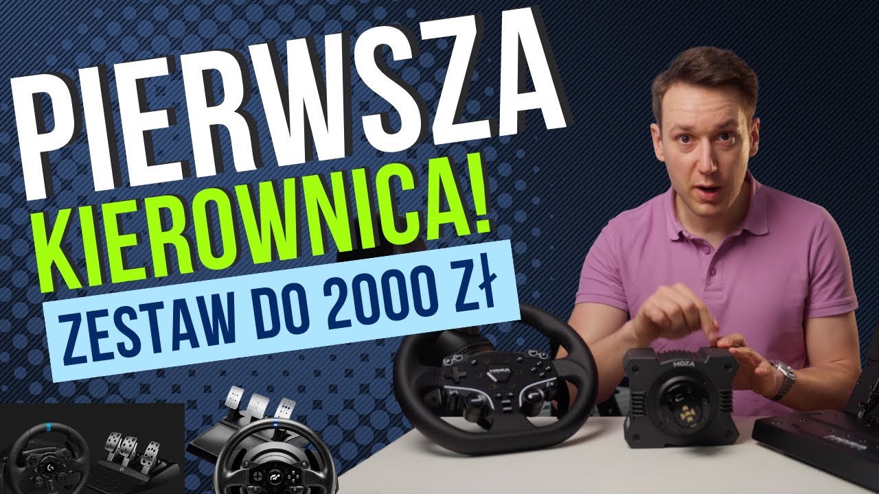 Twoja pierwsza kierownica do SimRacingu! Mega zestawy do 2000zł!
