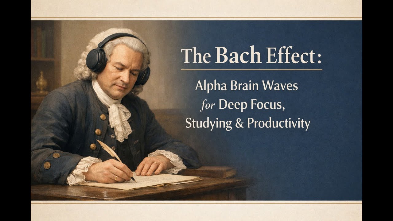 The Bach Effect: Alpha Brain Waves for Deep Focus, Studying & Productivity