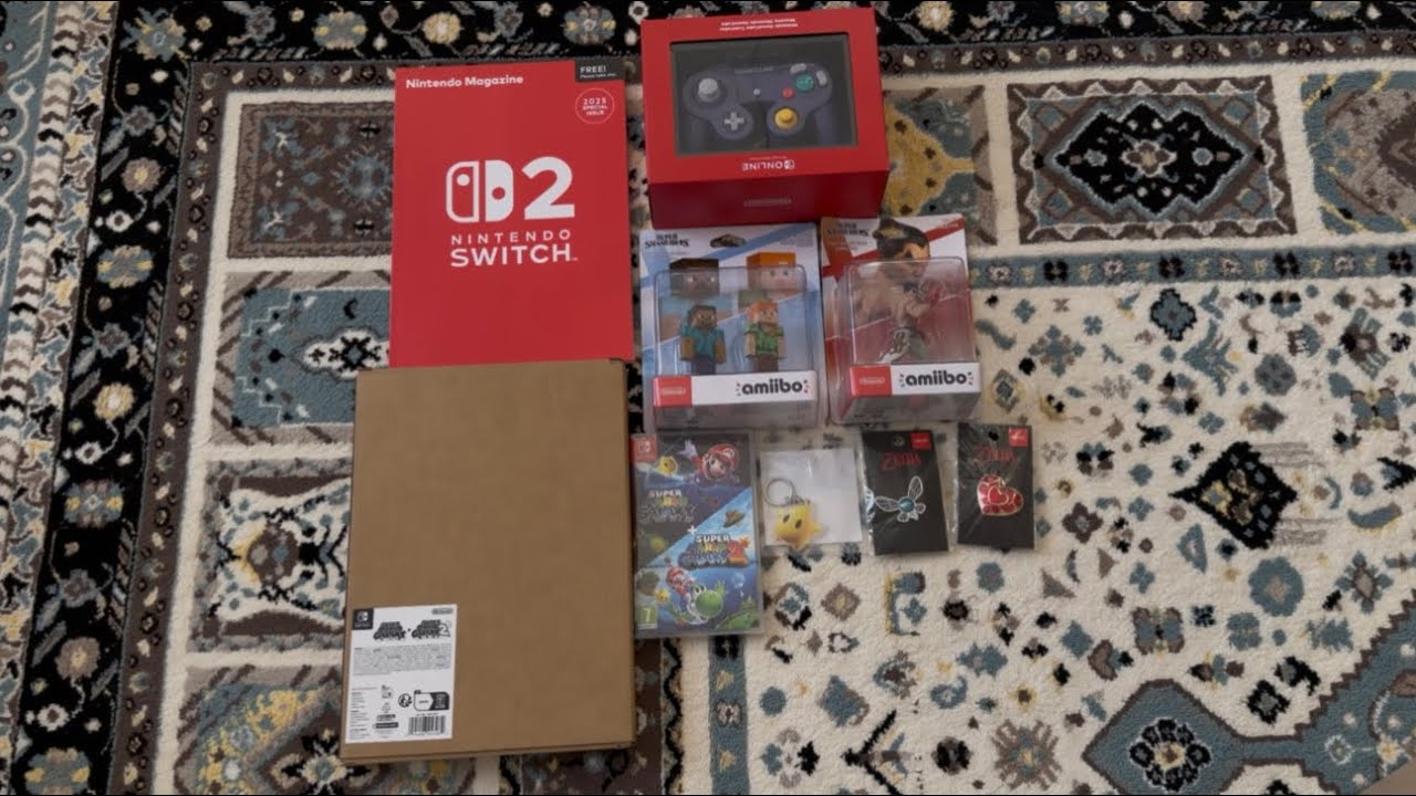 Unboxing package from Nintendo Store UK 🇬🇧 ￼