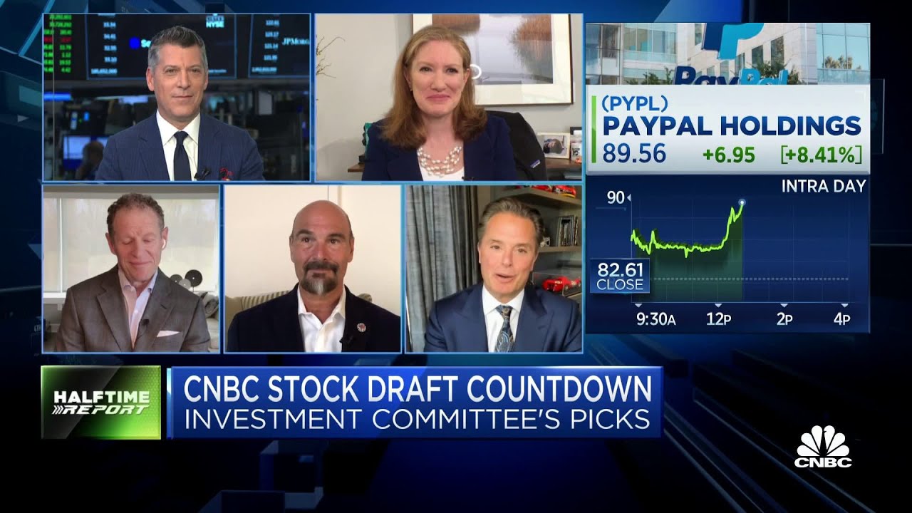 The 'Halftime Report' Investment Committee holds its own stock draft