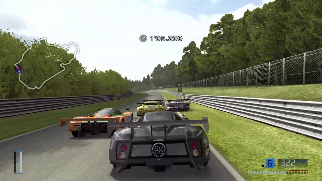 Gran Turismo 4 - Pagani Zonda LM Race Car '01 - Nürburgring Nordschleife