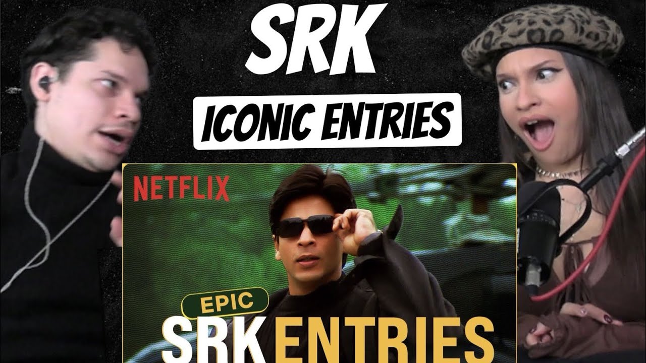 HE'S SO ICONIC!!Waleska & Efra react to Shah Rukh Khan's ICONIC ENTRY SCENES for 4 Mins Straight!