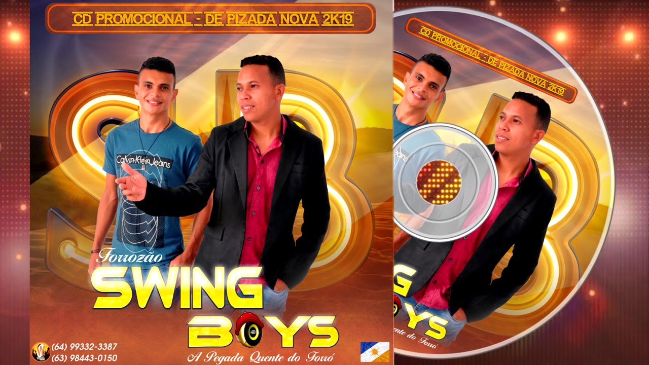 CD COMPLETO - FORROZÃO SWING BOYS - DE PIZADA NOVA
