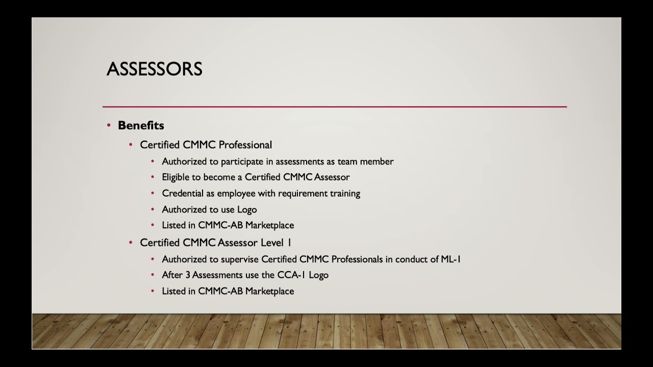 Cybersecurity Maturity Model Certification (CMMC)