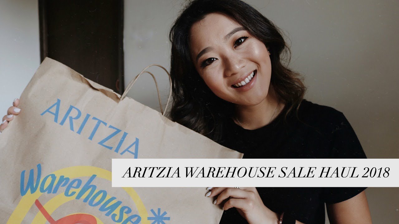 ARITZIA WAREHOUSE SALE HAUL 2018 | I Spent $2000.... | getawei