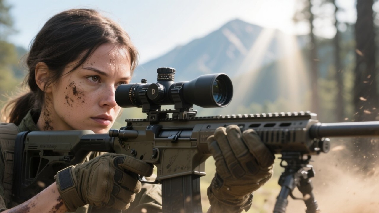 Let Me Try Once” — They Laughed at Her, Until Her Impossible Shot Broke the Delta Snipers’ Record.