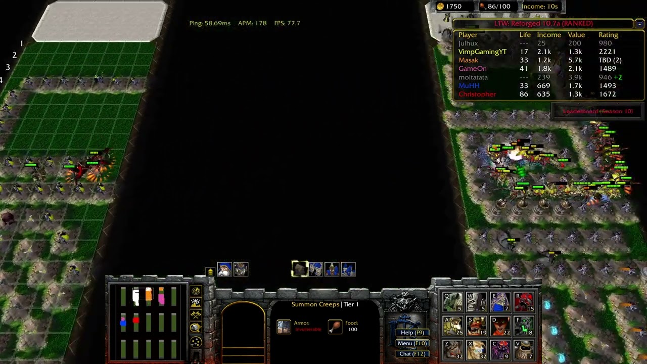 Line Tower Wars | Warcraft 3 Custom Maps